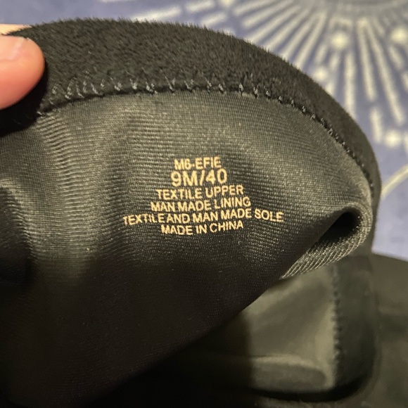 Mix no 6 over the knee black Effie chunky boot sz 9 suede like platform tall - Picture 13 of 14